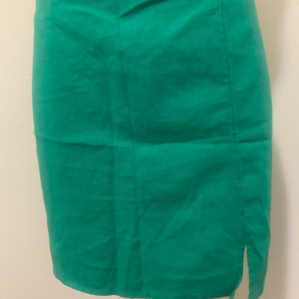 A New Day Emerald Green Knee-Length Pencil Skirt - Picture 3 of 5